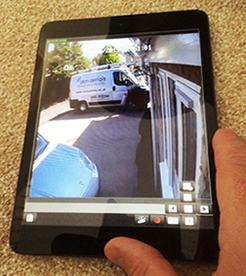 cctv on smartphone Kintbury