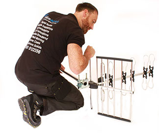 aerial repair man Ramsbury